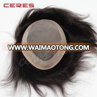 cheap price all sizes in stock real virgin european human hair mono base men toupee