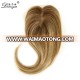 New arrival hand tied 100% remy human hair bang/ fringe top quallity clousure