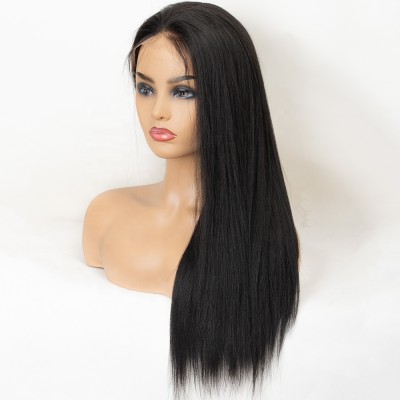 Celebrity Recommend Hot Selling Natural Brazilian Cuticle Aligned Virgin Remy human hair lace front wigs