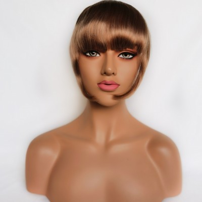 Factory Custom Cheap Remy Clip In Human Hair Fringe