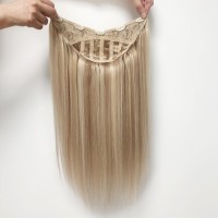 Luxury Balayage Color Clip In Hair Half Wig 120g 150g 180g One Piece Full Head Hair Extensions