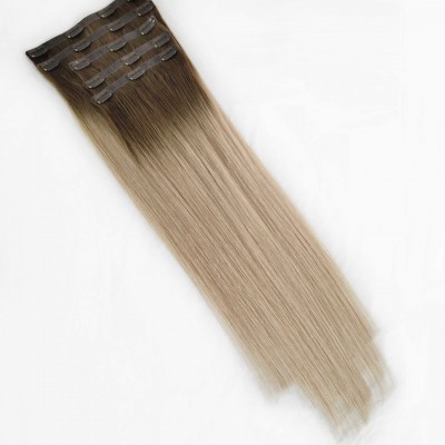 100 Natural Hair Manufacturer Pu Weft Clip In Hair Extension Remy