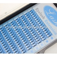 Wholesale pre made fans individual silk lashes 5d eyelash extension russian volume lash