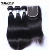 Waimaotong best sellers straight wholesale 8a virgin brazilian human hair extension with shedding free