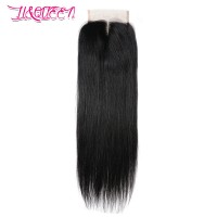 2015 fashion Large Stock brazilian remy hair top closure