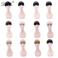 Fashion Clip In Synthetic Hair Fringe clip on synthetic hair bangs extensions