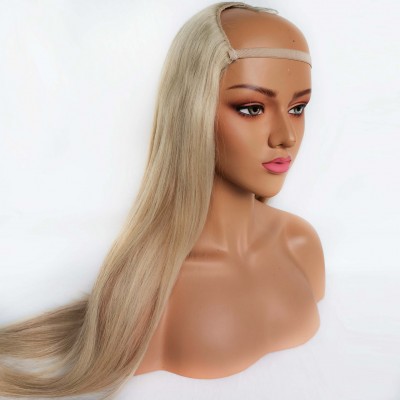 Wholesale Top Quality Celebrity Hair Supplier Remy Cuticle U Part Lace Wigs