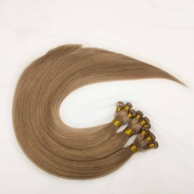 Manufacture Hair Supplier 100% Virgin Hand Tied Human Hair Weave